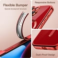 thumbnail image 6 of JETech Electroplated Case for iPhone 14 Plus 6.7-Inch, Camera Lens Full Protection, Compatible with MagSafe Wireless Charging, Shockproof Soft TPU Phone Cover (Bright Red), 6 of 7