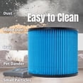 thumbnail image 4 of Filtros de cartucho POWERTEC 90304 tipo U para Shop-Vac de más de 5 galones, 4 of 7
