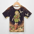 thumbnail image 3 of The Legend of Zelda Kid's T-Shirt Short Sleeve T-Shirt Tops Summer Tee Shirt for Boys Girls 120CM, 3 of 8