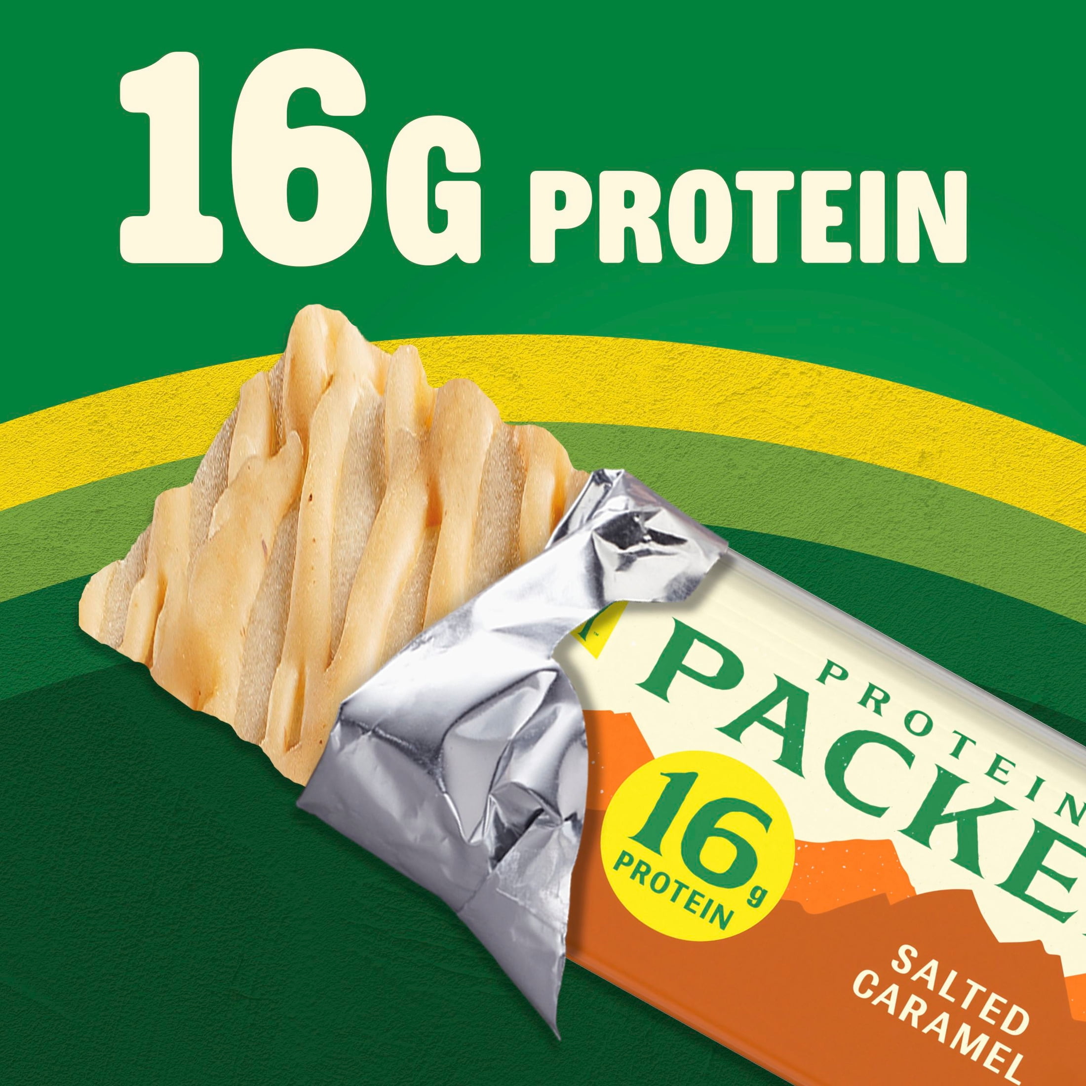 Nature Valley Protein Packed Salted Caramel Bars, 16g Protei