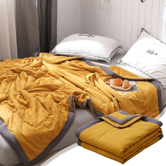 Manta de Edredón Fresca de Verano Manta de Hielo de Verano Adecuada para Personas Que Duermen con Calor y Sudores Nocturnos Manta de Hielo Ligera para Cama Manta de Hielo para Sofá Ventilador Edredón