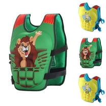 LEKDFST Kids Swim Vest Toddler Life Jacket Swimming Aid for Pool Beach Girls Boys Learn To Swim Float Jacket 6-9 years Green