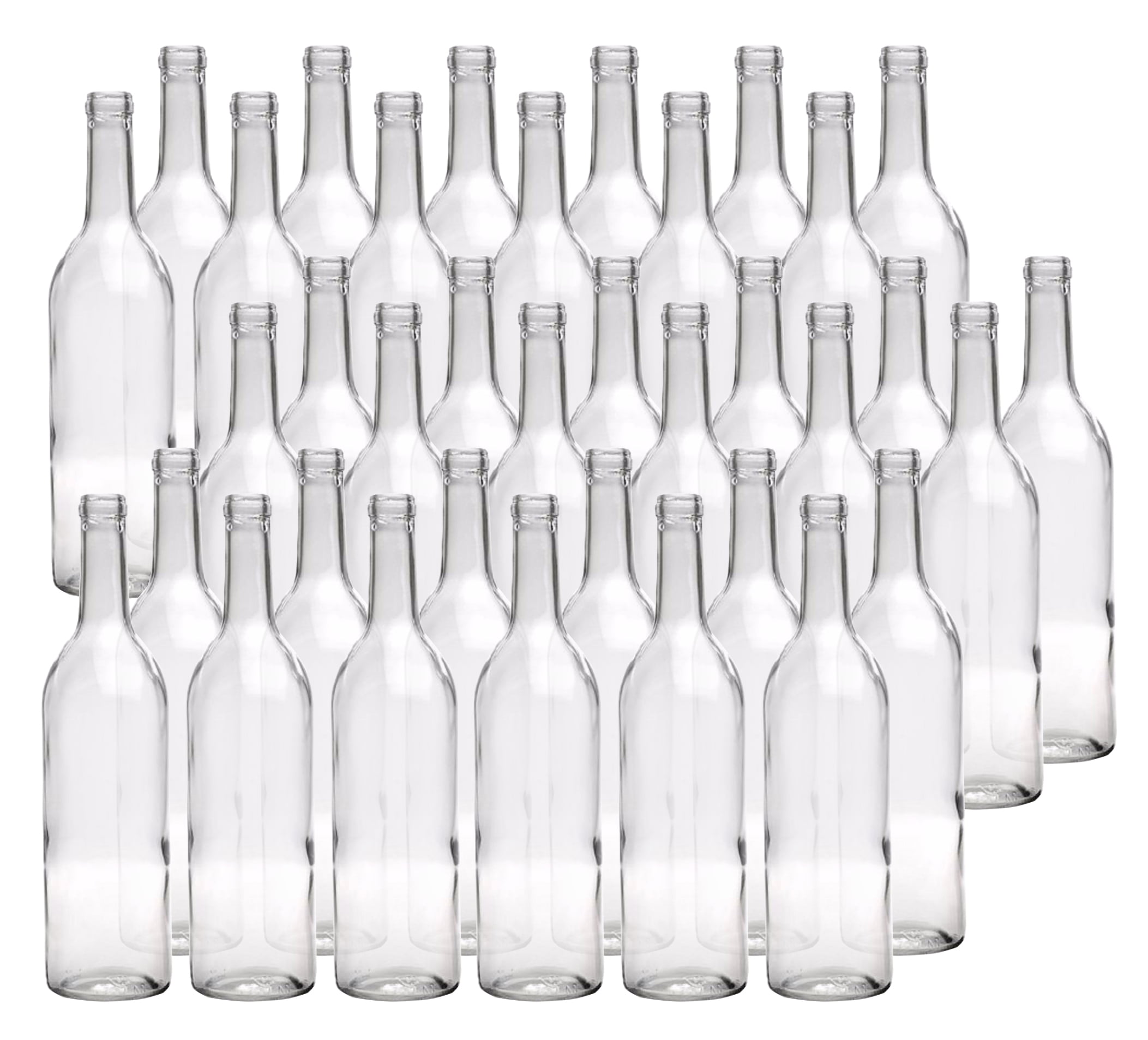 6 Gallon Bottle Set Home Brew Ohio - Clear Claret/Bordeaux Style (36 Bottles)  | Homebrewing & Wine Making 6gal Glass Carboy