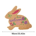 thumbnail image 4 of TIELUTT 2026 Easter Bunny Shaped Welcome Mat Easter Absorbent Non And Durable Mat Velvet Easter Bunny Shaped Area Rug under 50 Blanket Soft Dining Room Rug Small Area Rugs Washable Throw Blanket, 4 of 8