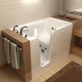 thumbnail image 6 of Meditub 3054Lh 54" Acrylic Whirlpool Walk In Tub For Alcove Installations - Off White, 6 of 6