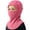 Z01Hot Pink, variant on Kids Fleece Balaclava Windproof Thermal Winter Face Mask Neck Warmer for Cold Weather Outdoor Use Hot Pink One Size
