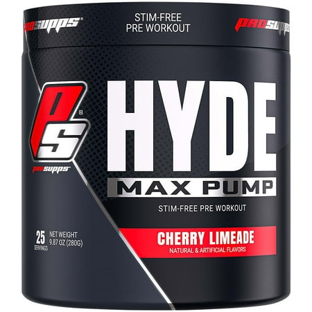 Hyde Max Pump StimFree PreWorkout Cherry Limeade (9.87 oz. / 25 Servings)