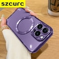 thumbnail image 2 of Funda protectora ultrafina de succión magnética para iPhone 14 Pro Max, magsafe, alta gama, lujo, 13, 12, 11 Fivean unisex, 2 of 2