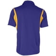 thumbnail image 2 of Holloway Sportswear 2XL Integrate Polo Purple/Light Gold 222547, 2 of 6