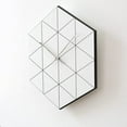 thumbnail image 3 of Modern Minimalist Geometric Wall Clock (Black), 3 of 3