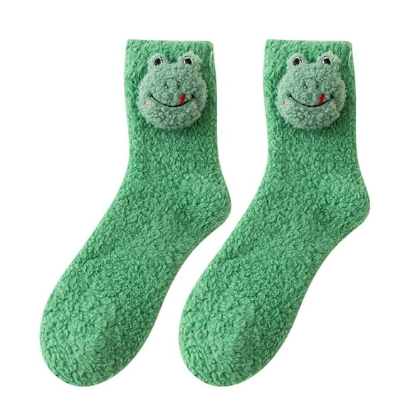 Dyfzdhu 1 Pair Of Women Casual Animal Print Cotton Pattern Lady Socks Tube Comfortable Socks