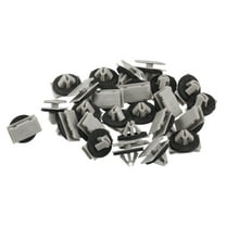 Unique Bargains W Type Trim Clips for Jeep Grand Cherokee 2012-2021 Plastic No.68172491AA Beige 25 Pcs