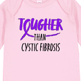 thumbnail image 4 of Inktastic Tougher than Cystic Fibrosis Boys or Girls Long Sleeve Baby Bodysuit, 4 of 5