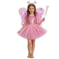 thumbnail image 2 of Shadoumai Glowing Fairy Set For Girls Includes Light Up Wand And Floral Four Piece Dress Up Play Outfit, 2 of 4