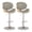 Gray, variant on KCC Adjustable Swivel Bar Stools Set of 2, Bentwood PU Leather with Footrest for Kitchen Island, Counter, Home Bar, Dining Room, Café Pub, Black
