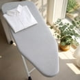 thumbnail image 1 of TOUMENY 47x15 Inches Ironing Board Cover Standard Size Replacement, Ironing Board Cover with Elastic Edge for Home Laundry Room, Ironing Board Covers for Standard Boards with Stain Resistant Cloth,, 1 of 7