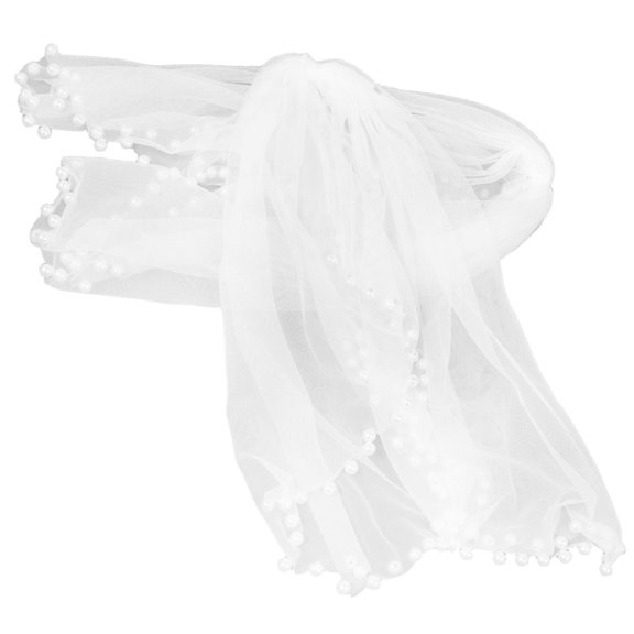 PTOOTP Lightweight Detachable Puff Sleeve Bridal Tulle Cape Wedding Accessory for Brides and Special Occasions, Elegant and Versatile