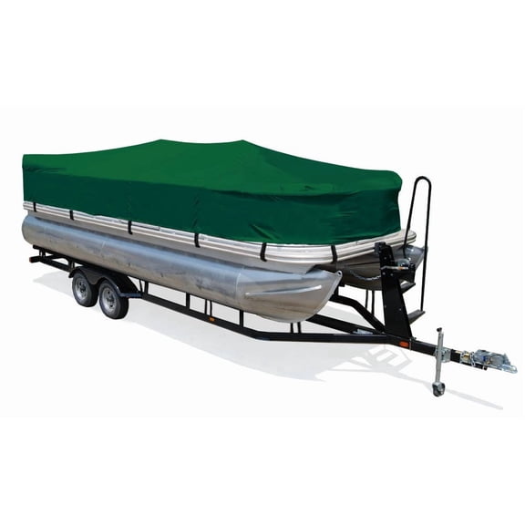 Taylor Made Trailerite Pontoon Boat Cover 16’1″–17′ CL × 96″ B – Hunter Green