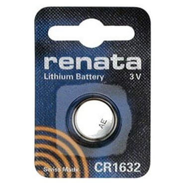 Renata RENATA-CR1632-CU 125mAh 3V Lithium Primary Coin Cell Battery