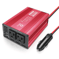 thumbnail image 2 of 300W-600W Car Power Inverter Converter DC 12V to AC 110V 120V 2 USB 2 AC Outlets, 2 of 6