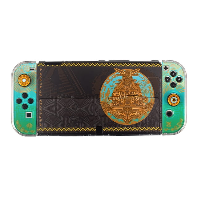 Caja de mano anti presión de carcasa protectora para Nintendo Switch OLED (carcasa de color) Ehuebsd libre de BPA