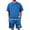 T7-Blue, variant on Havenx Shorts Sets for Men 2 Piece Outfits Oversized Waffle Knit Short Sleeve Crewneck T Shirts Matching Drawstring Shorts with Pockets Set Summer Beach Casual Comfy Athletic Clothes,White 2XL