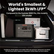 Jackery HP 3000AC Solar Generator with 200W Solar Panels, 3062Wh LiFePO4 Battery, 3600W Output for Home Backup, RV Camping & Power Outages