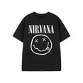 thumbnail image 1 of Nirvana T-Shirt Noir à Manches Courtes pour Garçons, 1 of 6