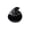 Black Teardrop Ghost, variant on Ceramic Halloween Pumpkin Candle Holder Lantern, Halloween Decor Indoor Tabletop Candy Bowl Storage Accent, White Bat Figurine, Halloween Decorations Centerpiece