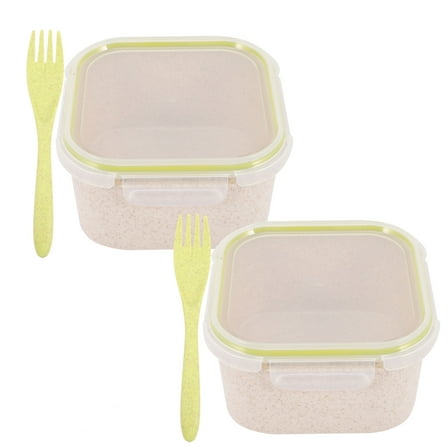 2 Pcs Storage Containers for Food Reusable Food Containers Microwavable Food Containers Food Boxes Baby