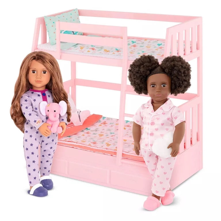 Our Generation Pink Bunk Beds Doll Furniture Set photo 3