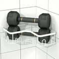 thumbnail image 4 of stusgo 3 Pack Corner Shower Caddy, Stainless Steel Adhesive Shower Organizer Corner Shower Shelves for Bathroom Storage(White), 4 of 6