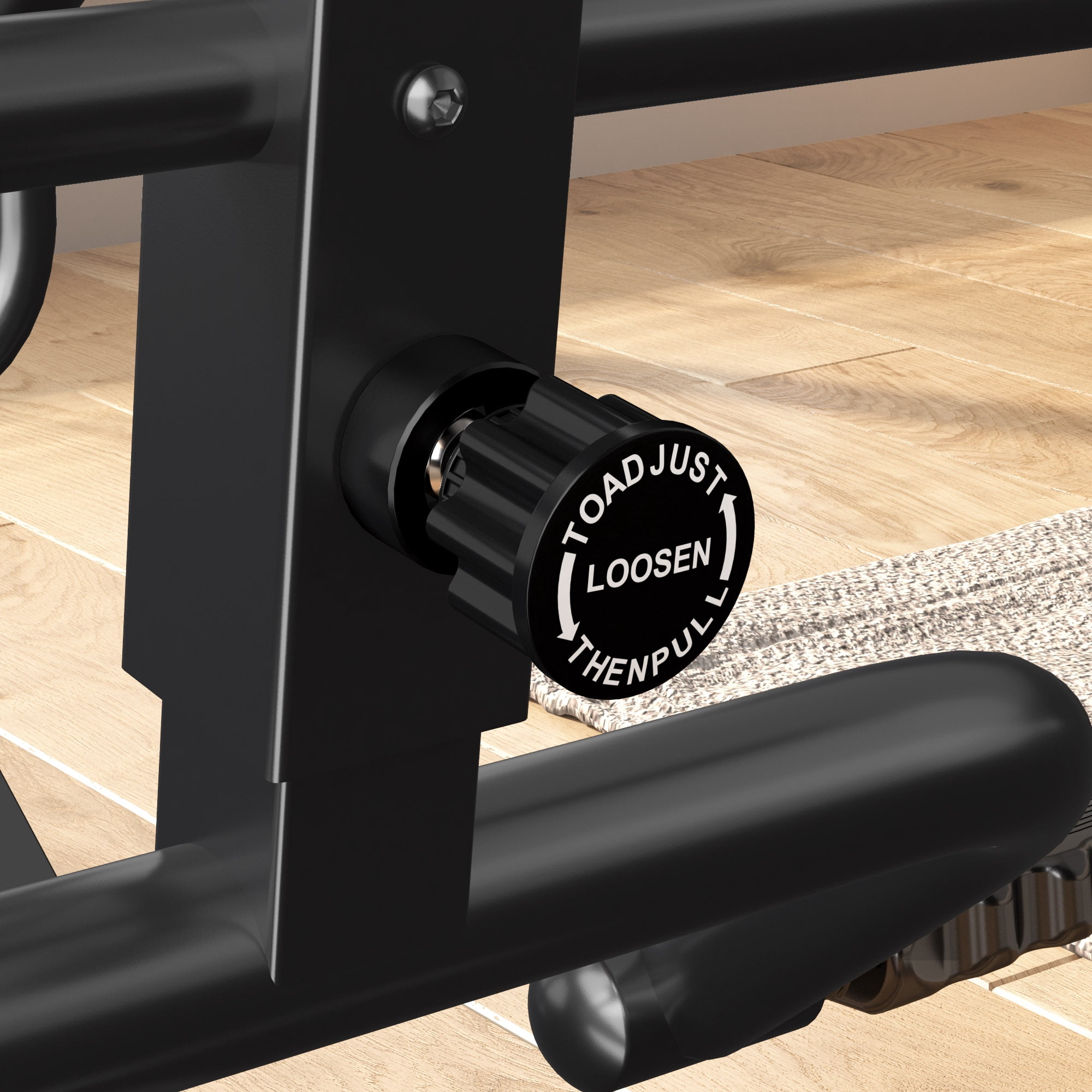 Soges Squat Assist Trainer for Glutes Workout, Squat Strength Exercise Equipment for Home Gym Fitness, Leg Machine Glute Trainer for Home Workout, Squat Machine for Women, Black