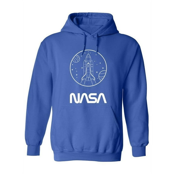 NASA Nasa Simplistic Cool Design Hoodie Women -NASA Designs, Female Small