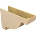 thumbnail image 5 of 11"W x 33"D x 22"H Classic Alpine Rough Cedar Woodgrain TimberThane Corbel, Primed Tan, 5 of 6