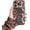 Brown, variant on Leopard Cheetah Print Plating Side Camera Len Protection Phone Case for iPhone (Brown,iPhone 14 Pro Max)