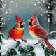 thumbnail image 1 of Diamond Painting 5D DIY Full Round Drill Cardinal Kit Decoración del hogar (B6744) Hugtrwg Para estrenar, 1 of 9