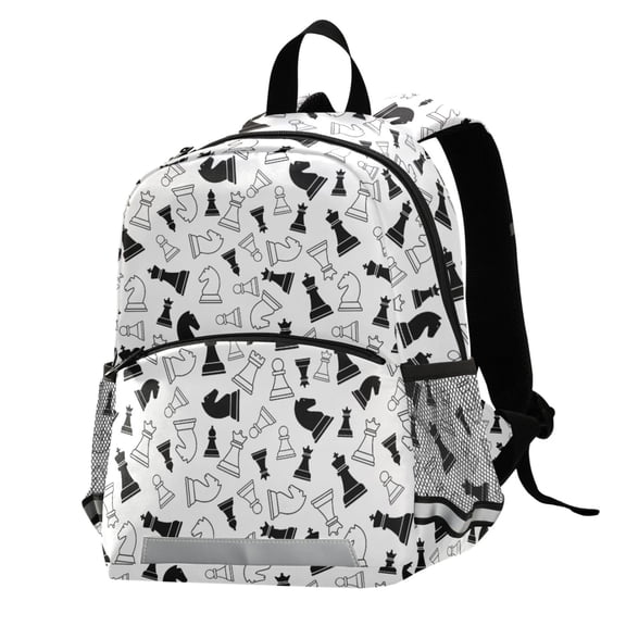 ALAZA Retro Chess Kids School Backpack Elementary Student Bookbag for Boys Girls