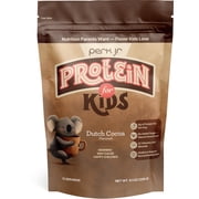 Perk Jr Kids Protein Shake Powder (Dutch Cocoa) 12 Servings, 8g Protein