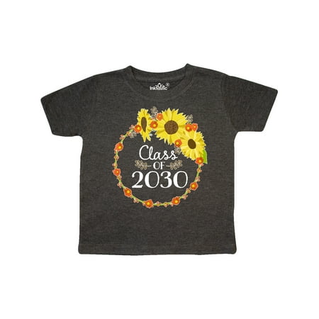 

Inktastic Class of 2030 Sunflower Wreath Gift Toddler Boy or Toddler Girl T-Shirt