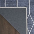 thumbnail image 6 of Nourison Home Machine Washable Series 1 Geometric Navy 5'3" x 7'3" Area Rug, (5x7), 6 of 9