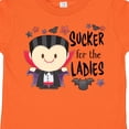 thumbnail image 4 of Inktastic Sucker for the Ladies Cute Vampire Boys or Girls Toddler T-Shirt, 4 of 5