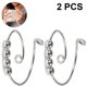 thumbnail image 1 of Anillo de ansiedad ajustable para mujer, 2 uds., con cuentas, anillo para aliviar el estrés, anillo giratorio, anillo de meditación, 1 of 8