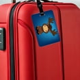 thumbnail image 5 of Moose Cute Faux Leather Travel Luggage Tag, 5 of 7