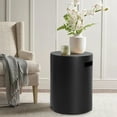 thumbnail image 7 of ReeQuo Propane Tank Cover Table Round Black Concrete 20lb Tank Storage Box Hideaway for Patio, 7 of 7