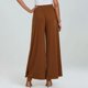thumbnail image 5 of Pantalones de Mujer con Cintura Elástica, Estilo Informal, Holgados, de Pierna y Bolsillos. Marrón XXL, 5 of 8