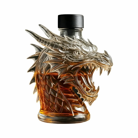 ACDANC Whiskey Bottles Dragon Whiskey Decanter Funny Liquor Novelty Container for Men Home Tasting Beer Father's Day Wedding Bachelor Event Collector