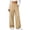 Khaki-04, variant on Sentuca Wide Leg Sweatpants for Women Baggy Lounge Drawstring Workout Pants with Pockets Casual Loose Fashion Trousers Khaki M