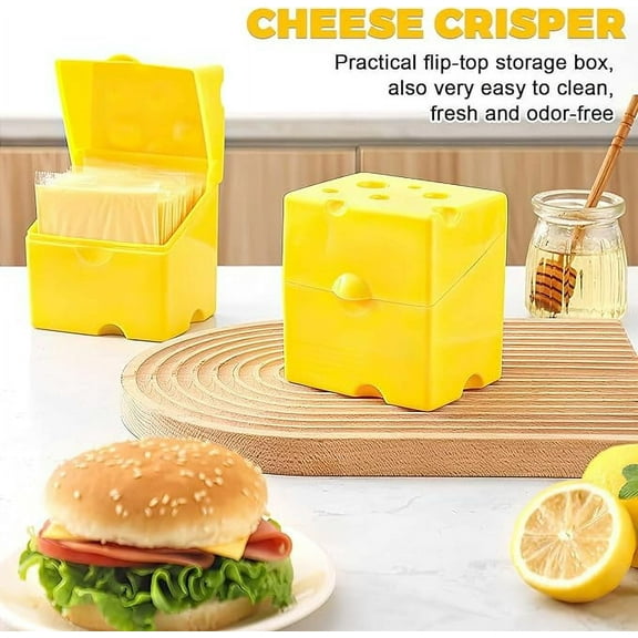 Ljstore 1PC Cheese Crisper can Hold 20 Pieces of Cheese