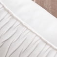thumbnail image 6 of Pleated Decorative Throw Pillow Cover, 18x18 Sq Couch Cushion Case 2 Pack, White, 6 of 7